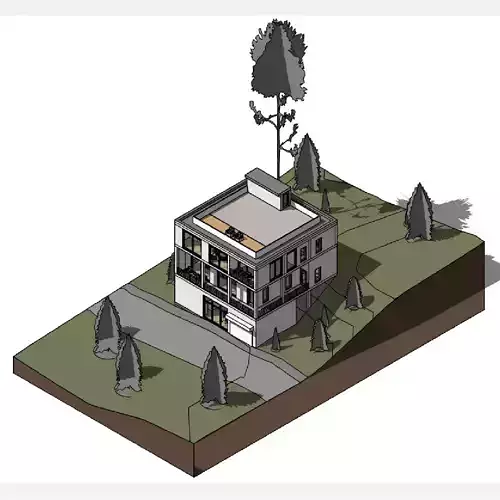 Small house - Revit 3D model Small house - Revit 3D model