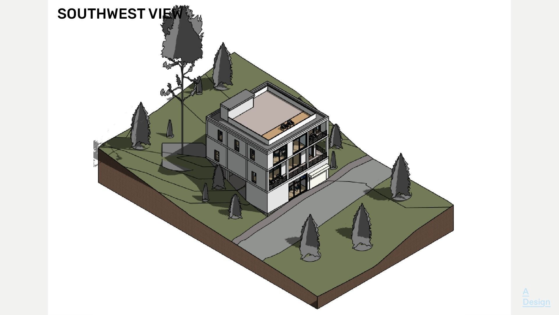 Small house - Revit 3D model_1