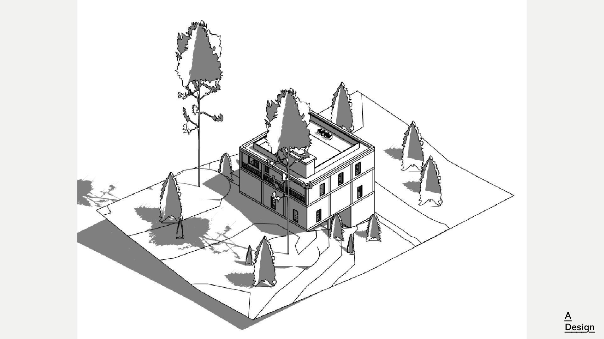 Small house - Revit 3D model_8