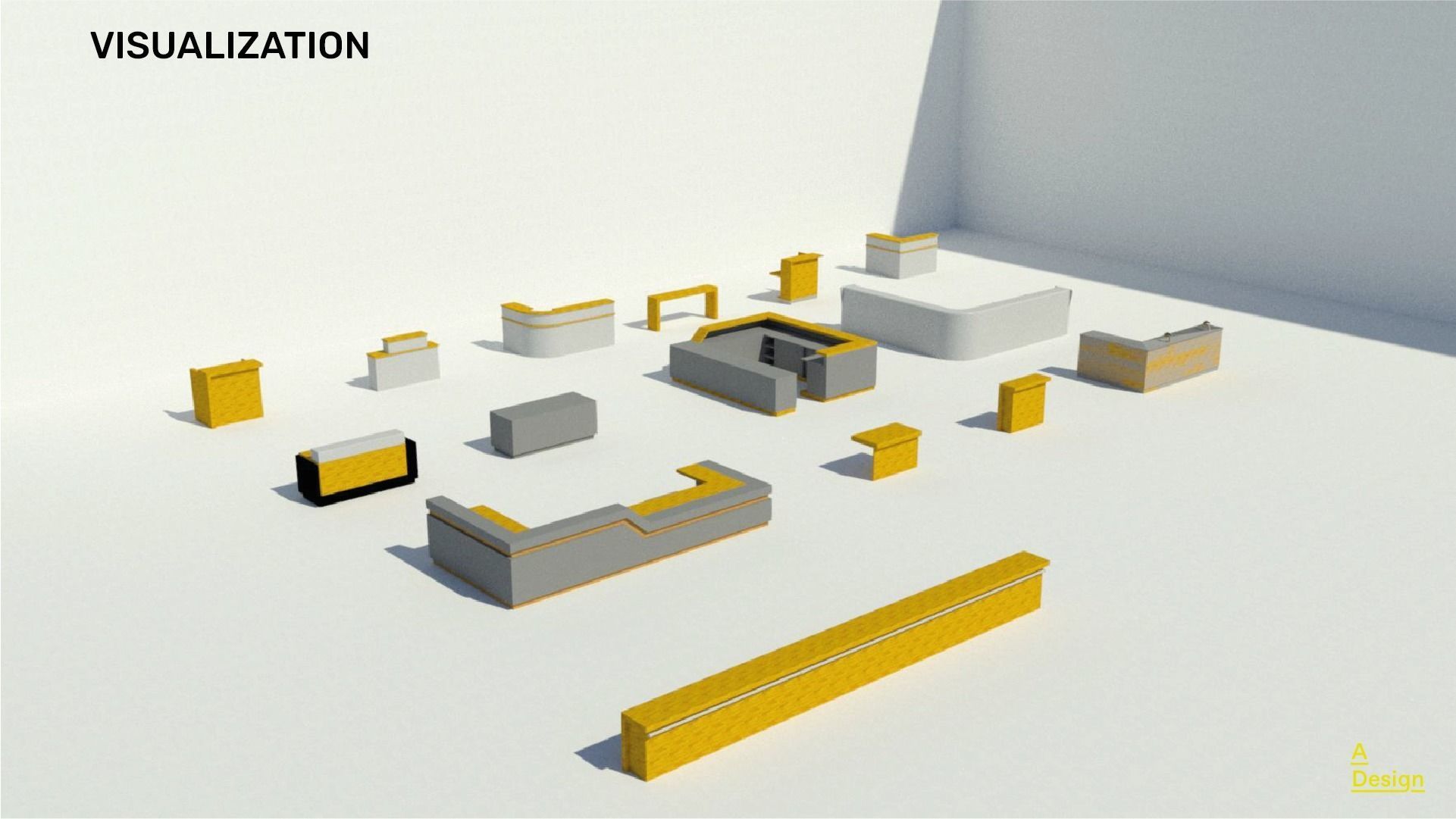 Bar Counters - Pack of revit families 3D model_6