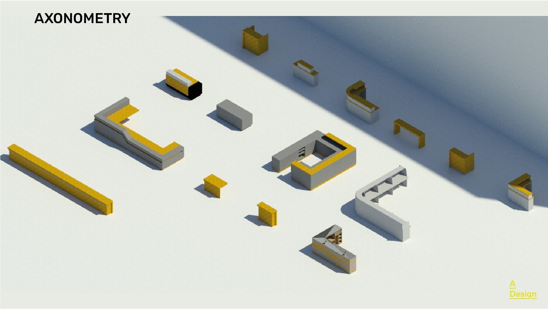 Bar Counters - Pack of revit families 3D model_5
