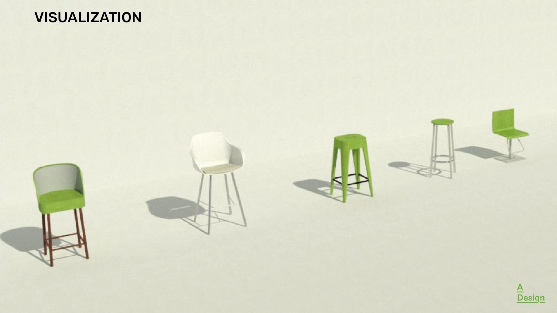 Bar stools Pack of revit families 3D model CGTrader