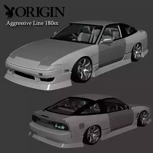 Origin Aggressive Body Kit for SH GTS GT7 Base Nissan 180sx