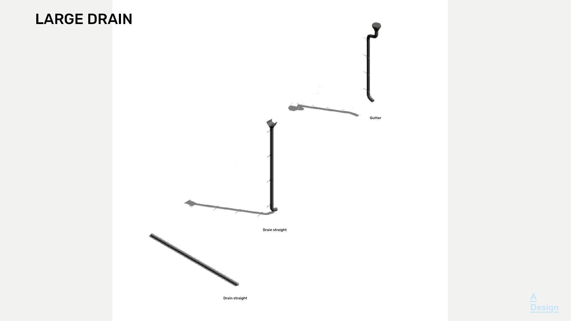 Drain - Pack of revit families 3D model_3