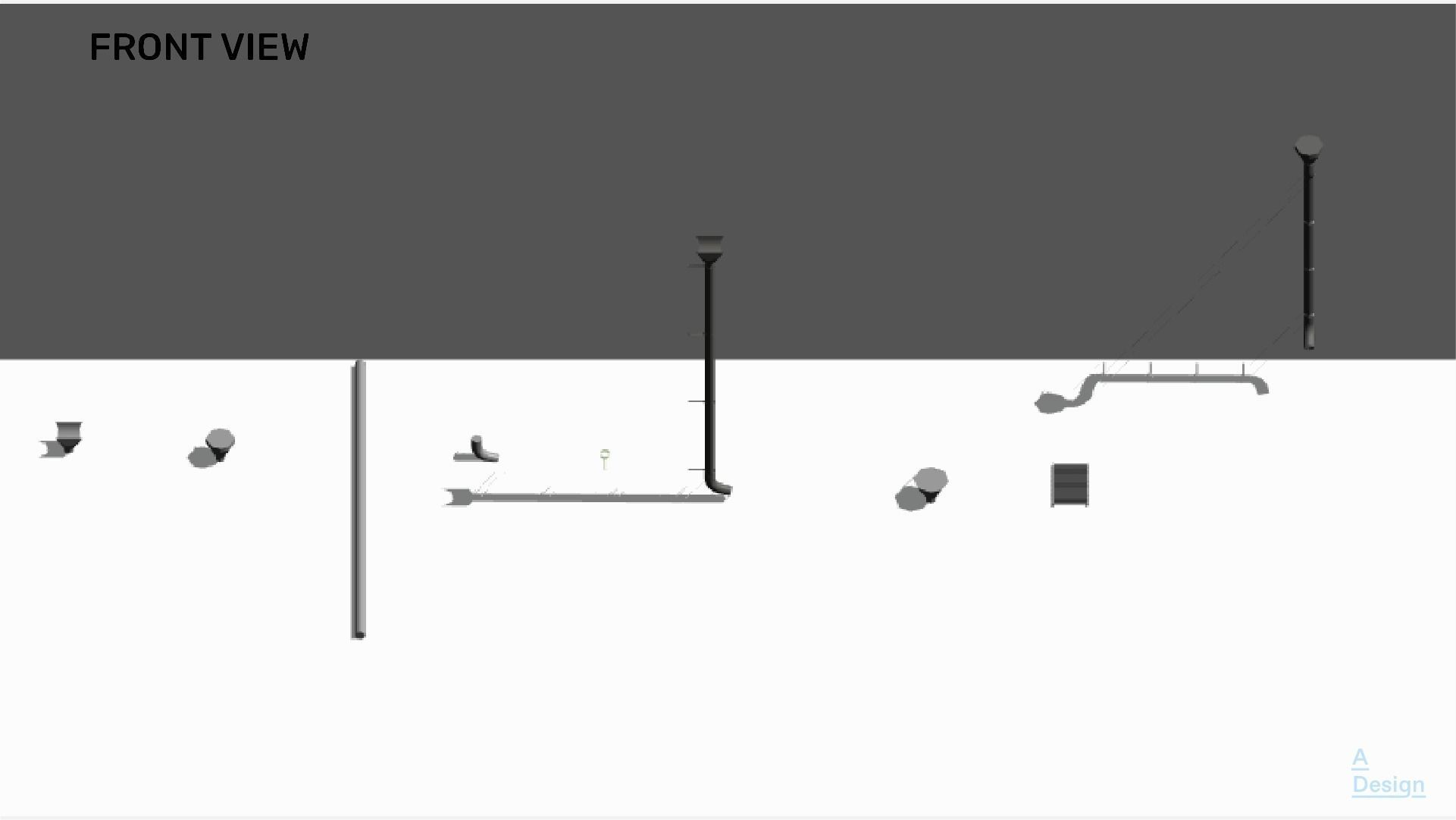 Drain - Pack of revit families 3D model_4