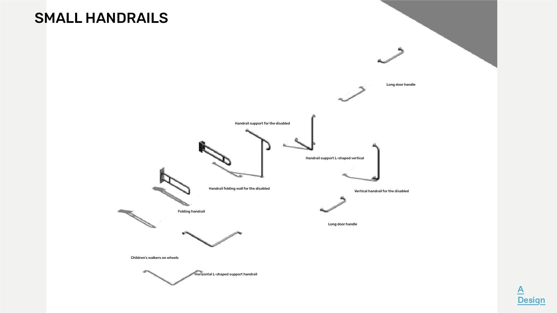 Handrails - Pack of revit families 3D model_2