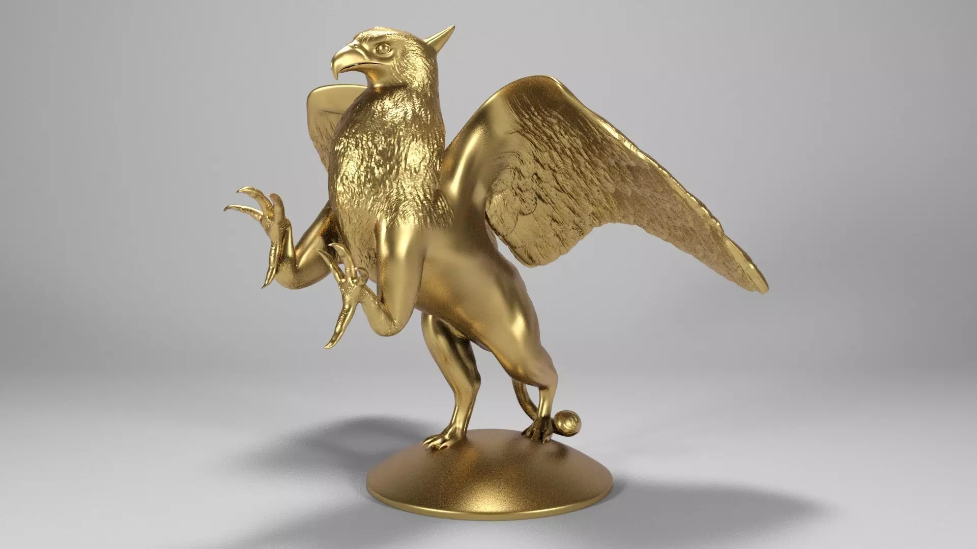 Griffin Sculpture 3D print model