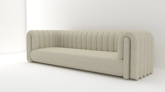 Large Sofa Chair 3D model 2
