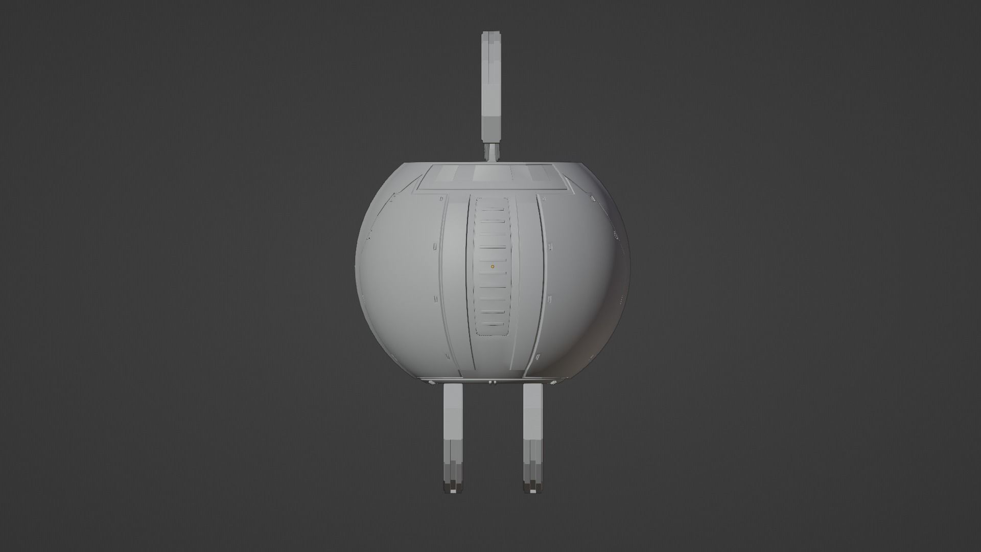 Robot Speaker Free low-poly 3D model_5