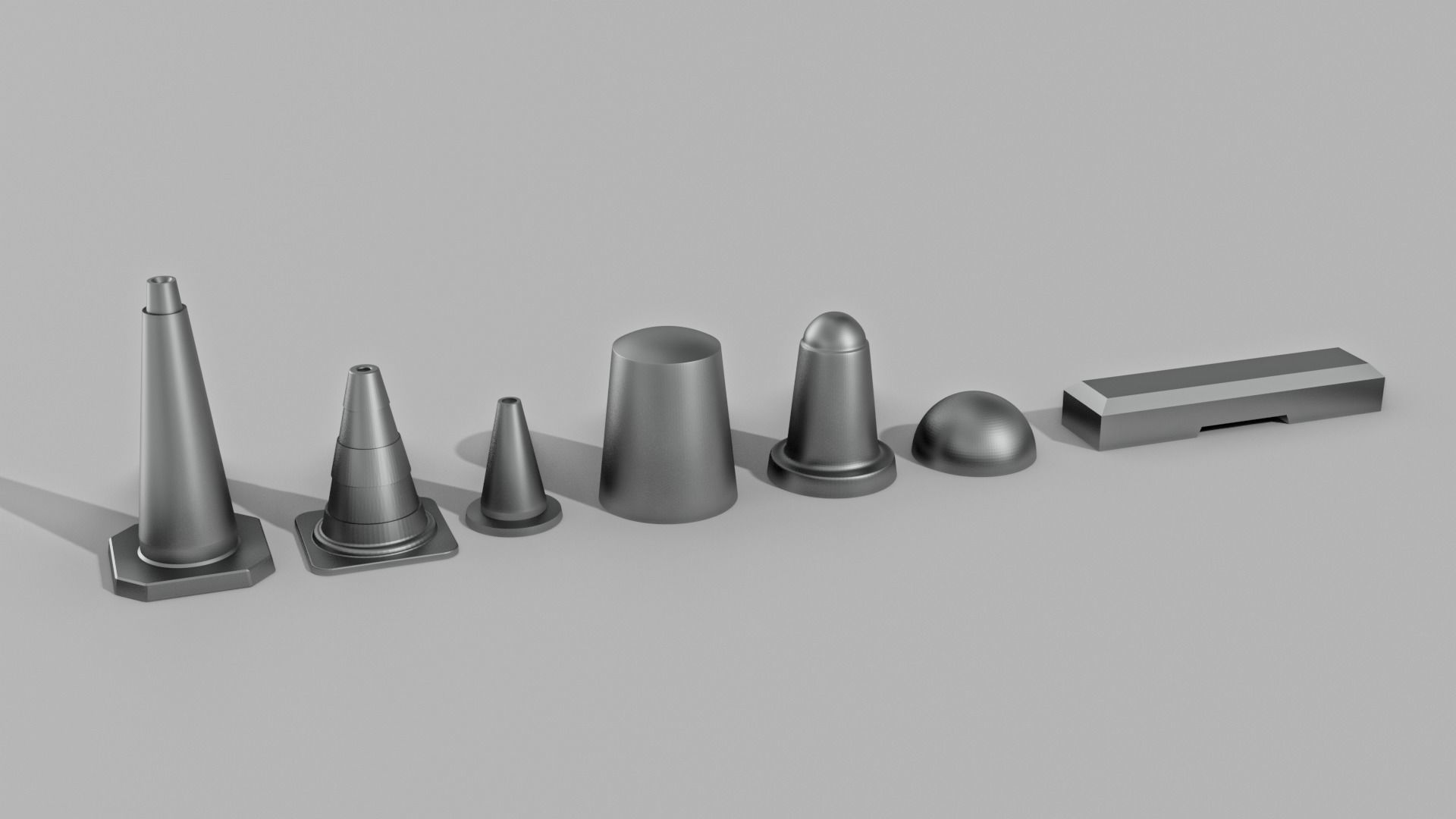 Traffic Road Work Diorama Pack 3D print model_7