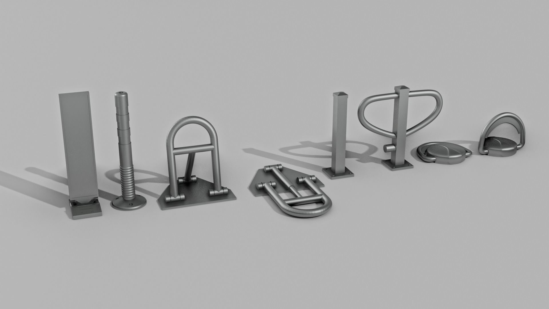 Traffic Road Work Diorama Pack 3D print model_8