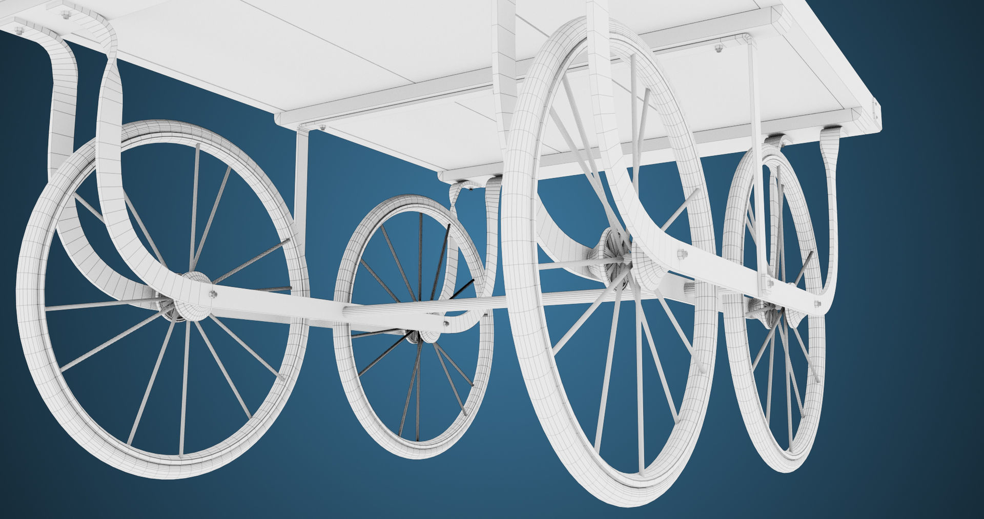 Wooden Cart05 All PBR Unity UE Textures Included Low-poly 3D model_31