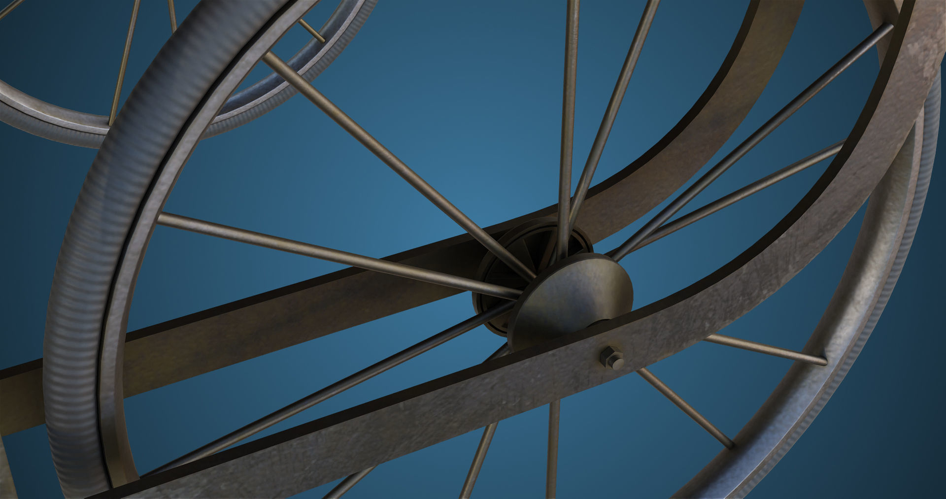 Wooden Cart05 All PBR Unity UE Textures Included Low-poly 3D model_16