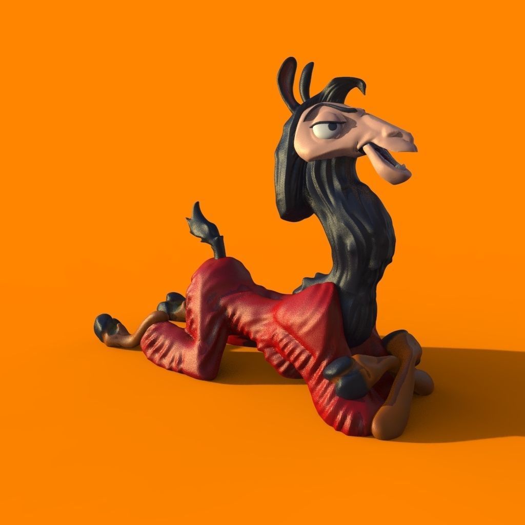 Kuzco from Emperors new groove 3D print model_32
