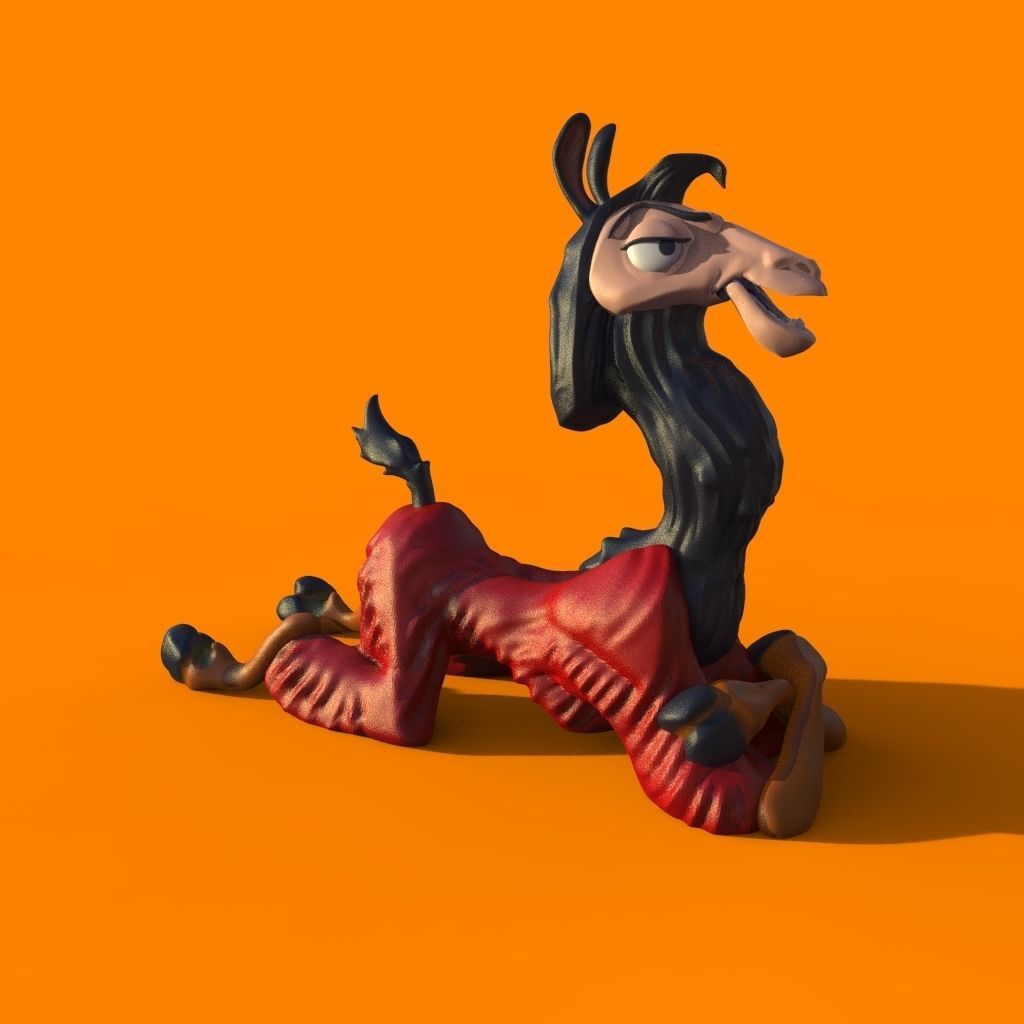 Kuzco from Emperors new groove 3D print model_29