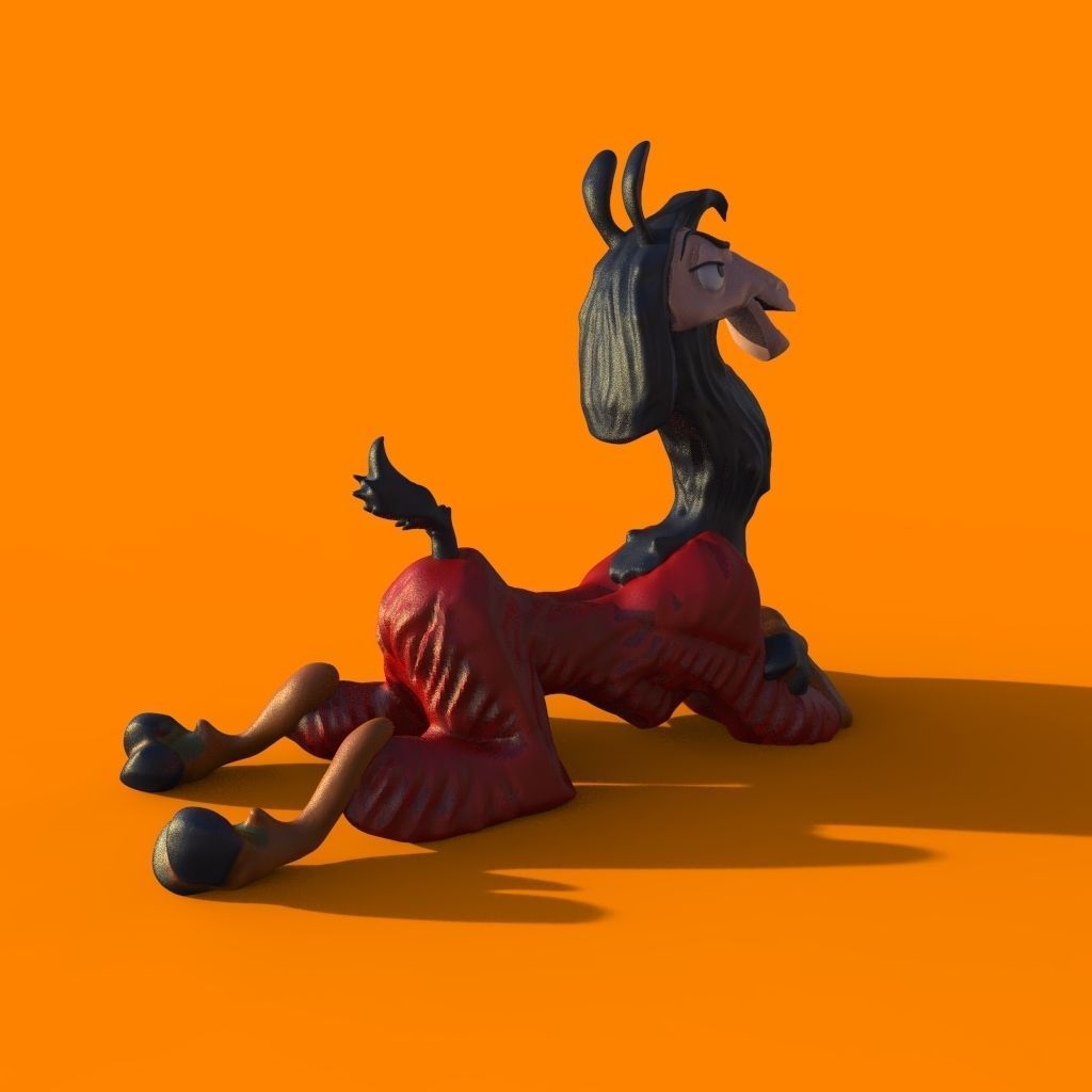 Kuzco from Emperors new groove 3D print model_5