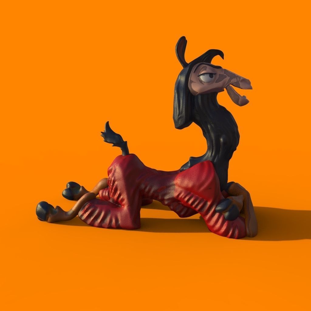 Kuzco from Emperors new groove 3D print model_21