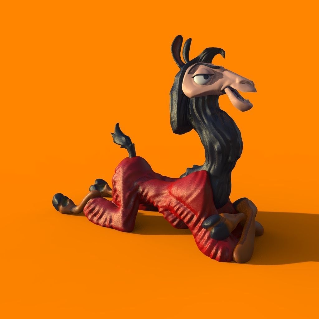 Kuzco from Emperors new groove 3D print model_30