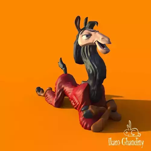 Kuzco from Emperors new groove 3D print model