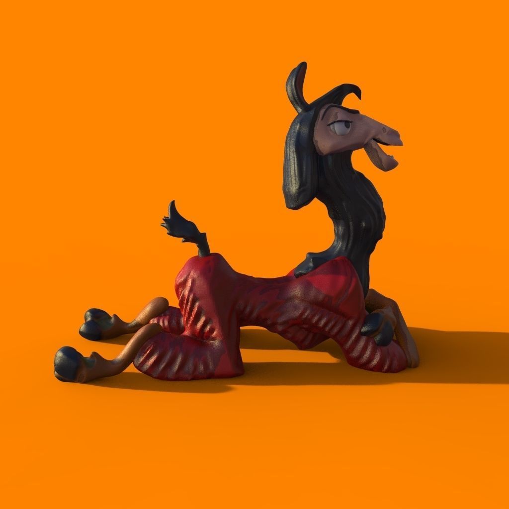 Kuzco from Emperors new groove 3D print model_15