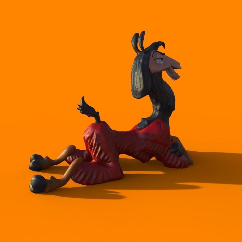 Kuzco from Emperors new groove 3D print model_8