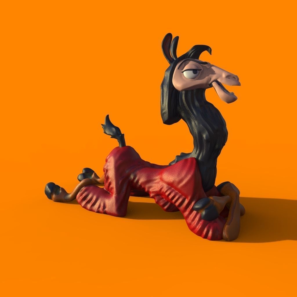 Kuzco from Emperors new groove 3D print model_28