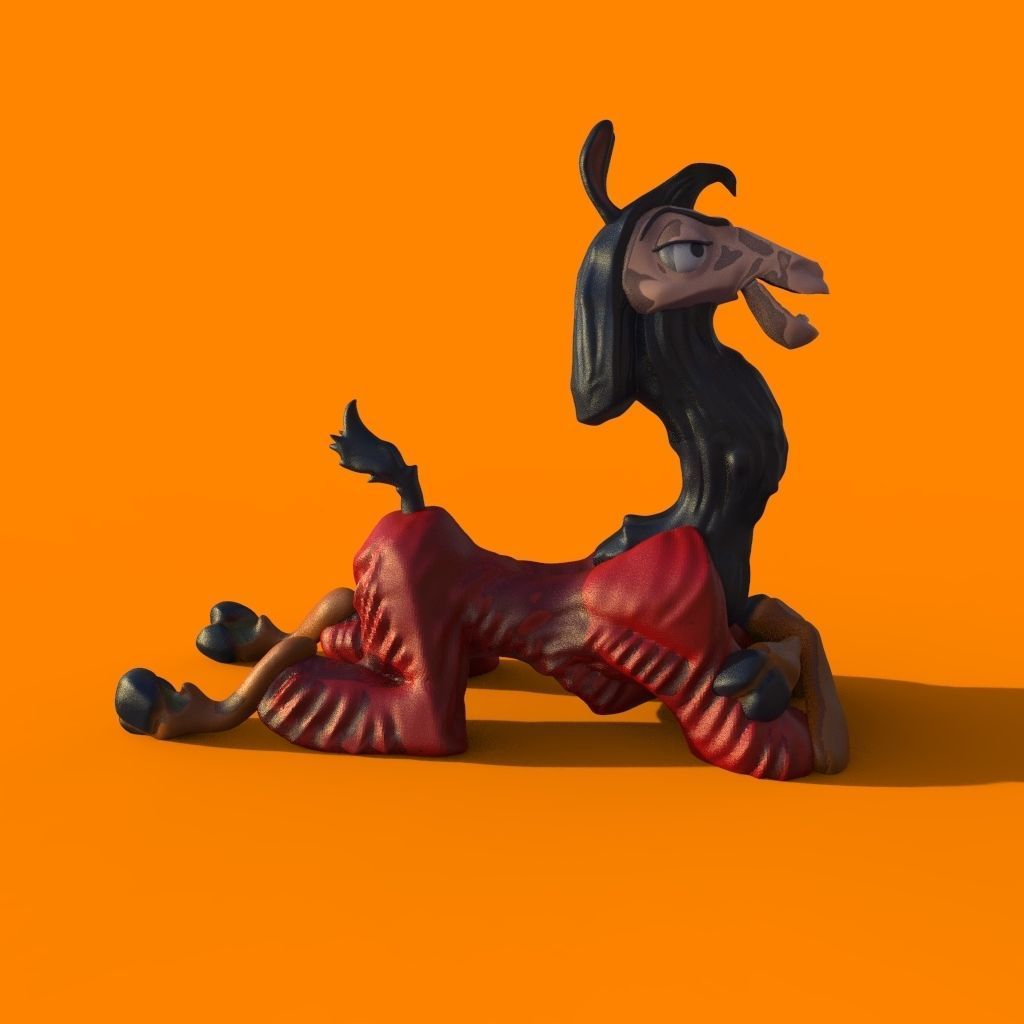Kuzco from Emperors new groove 3D print model_20