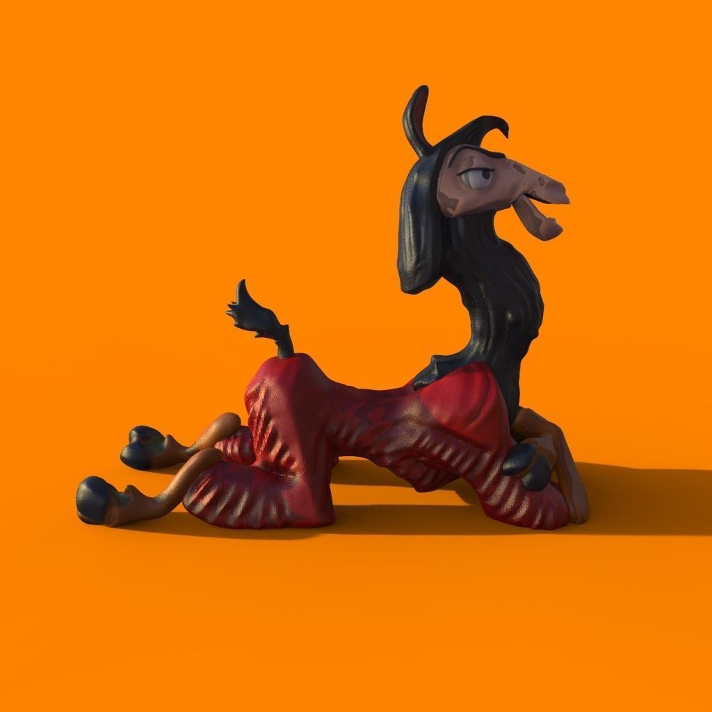 Kuzco from Emperors new groove 3D print model_17