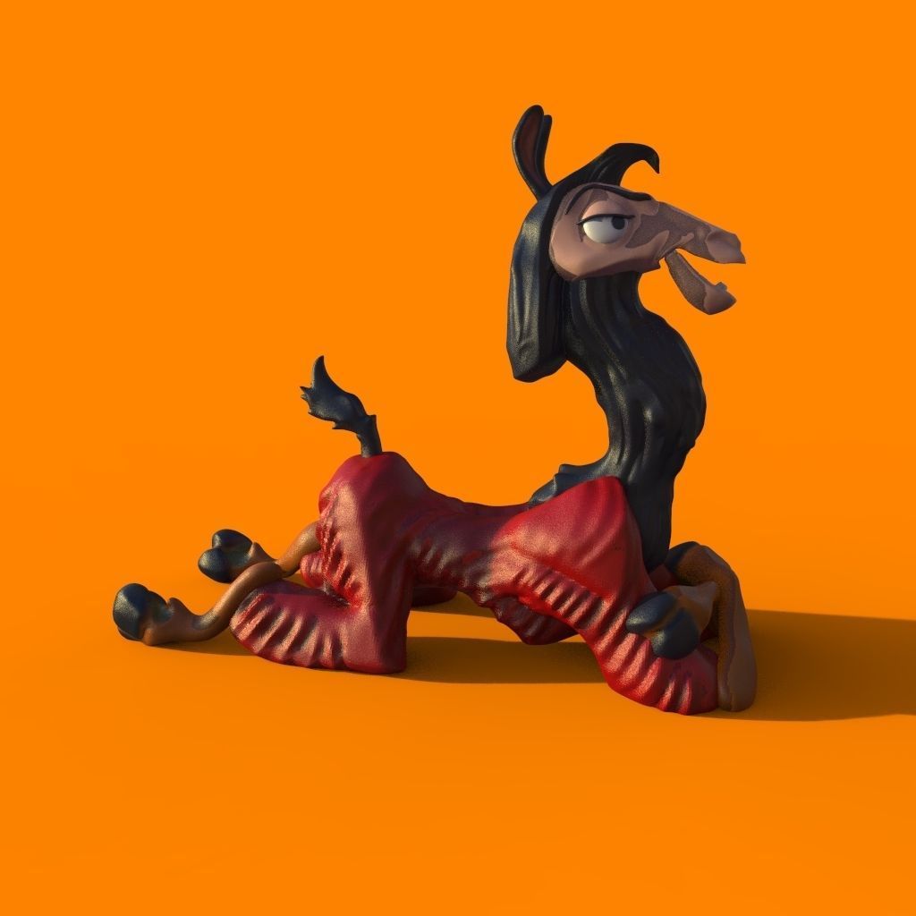 Kuzco from Emperors new groove 3D print model_23