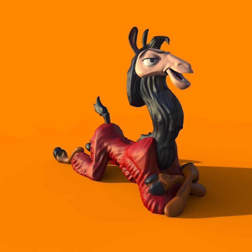 Kuzco from Emperors new groove 3D print model_36