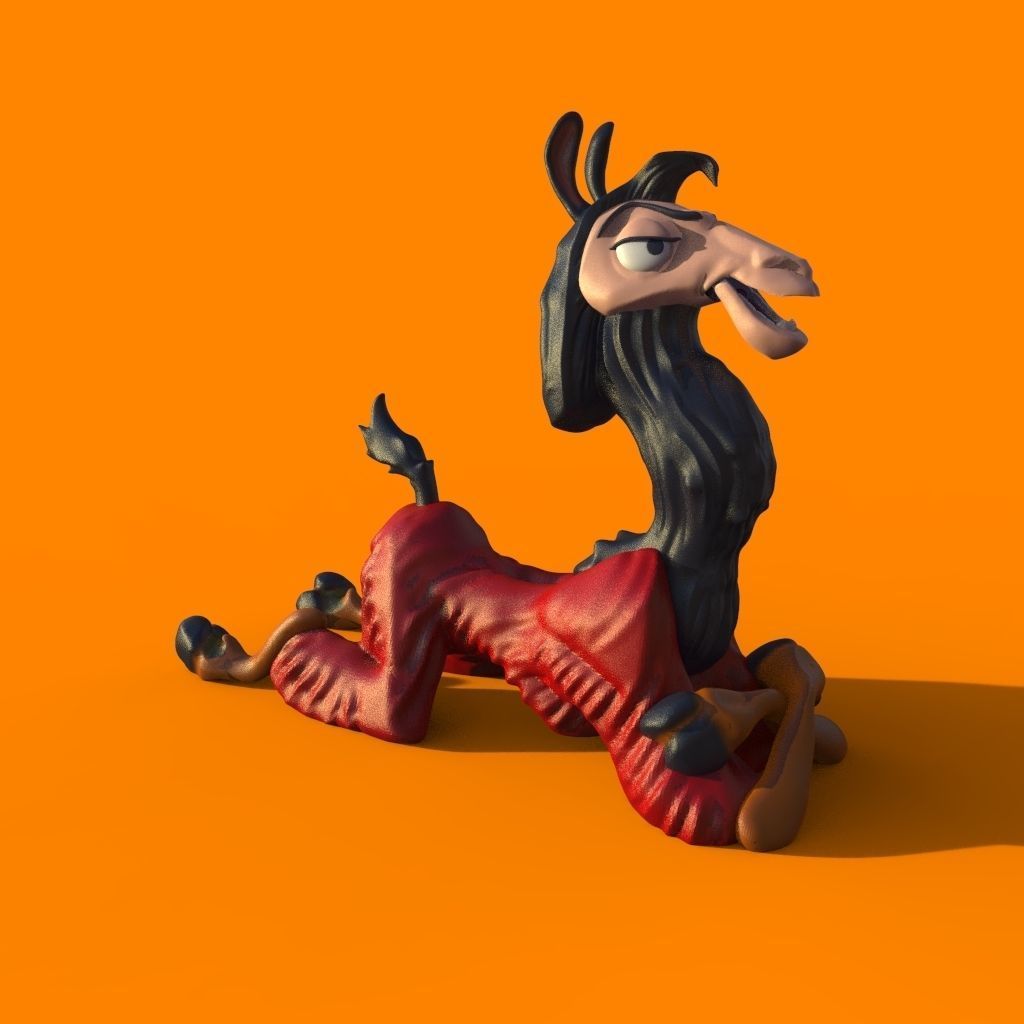 Kuzco from Emperors new groove 3D print model_31