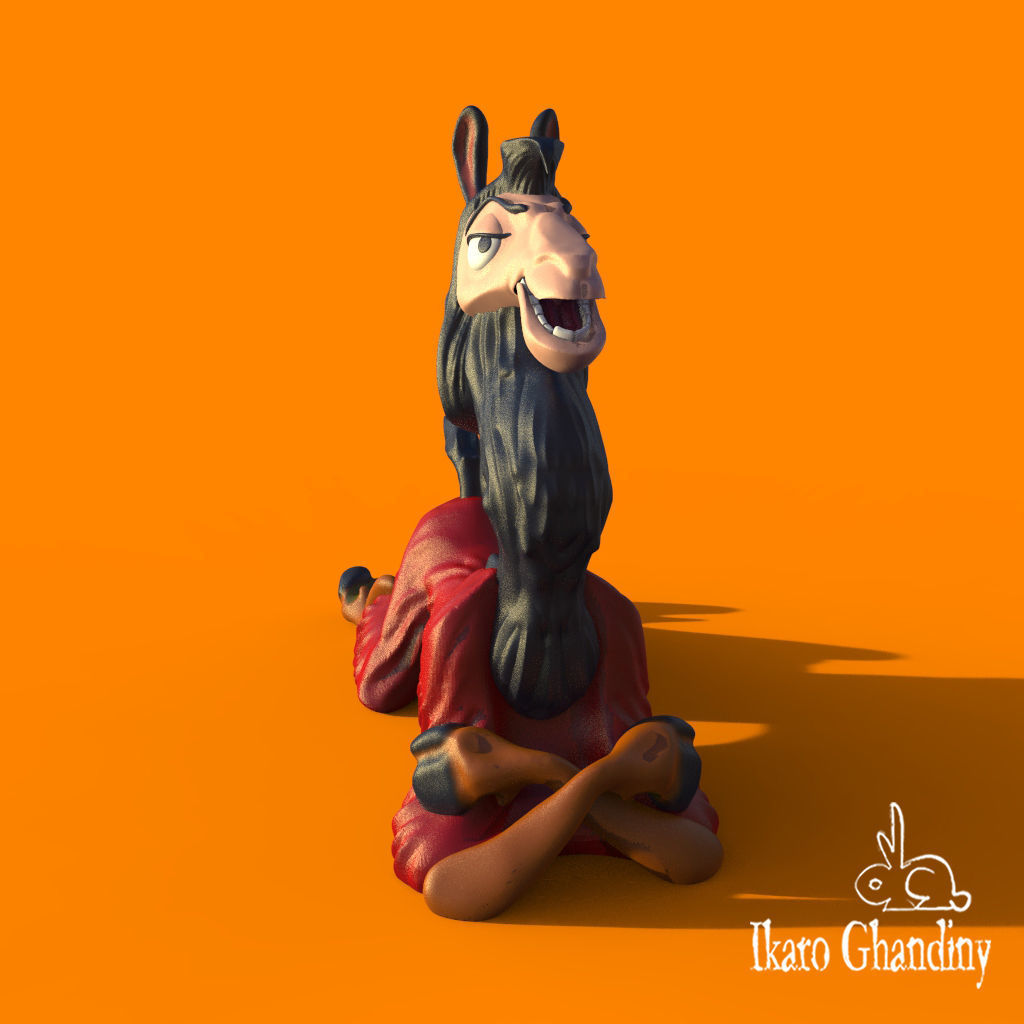 Kuzco from Emperors new groove 3D print model_2