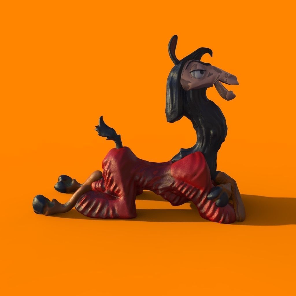 Kuzco from Emperors new groove 3D print model_19
