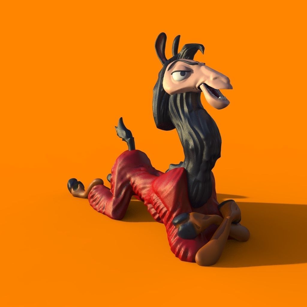 Kuzco from Emperors new groove 3D print model_37