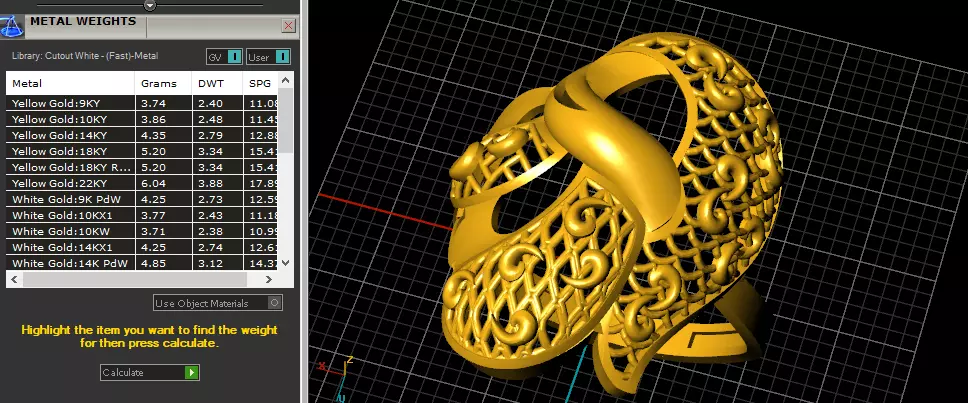  RING ROYAL GOLD  3D print model_0