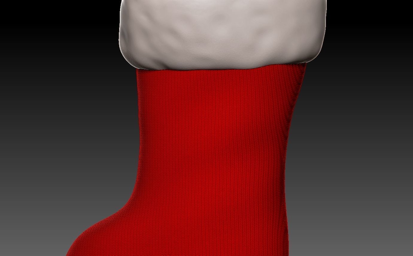 Pokemon eevee christmas stocking 3D print model_4