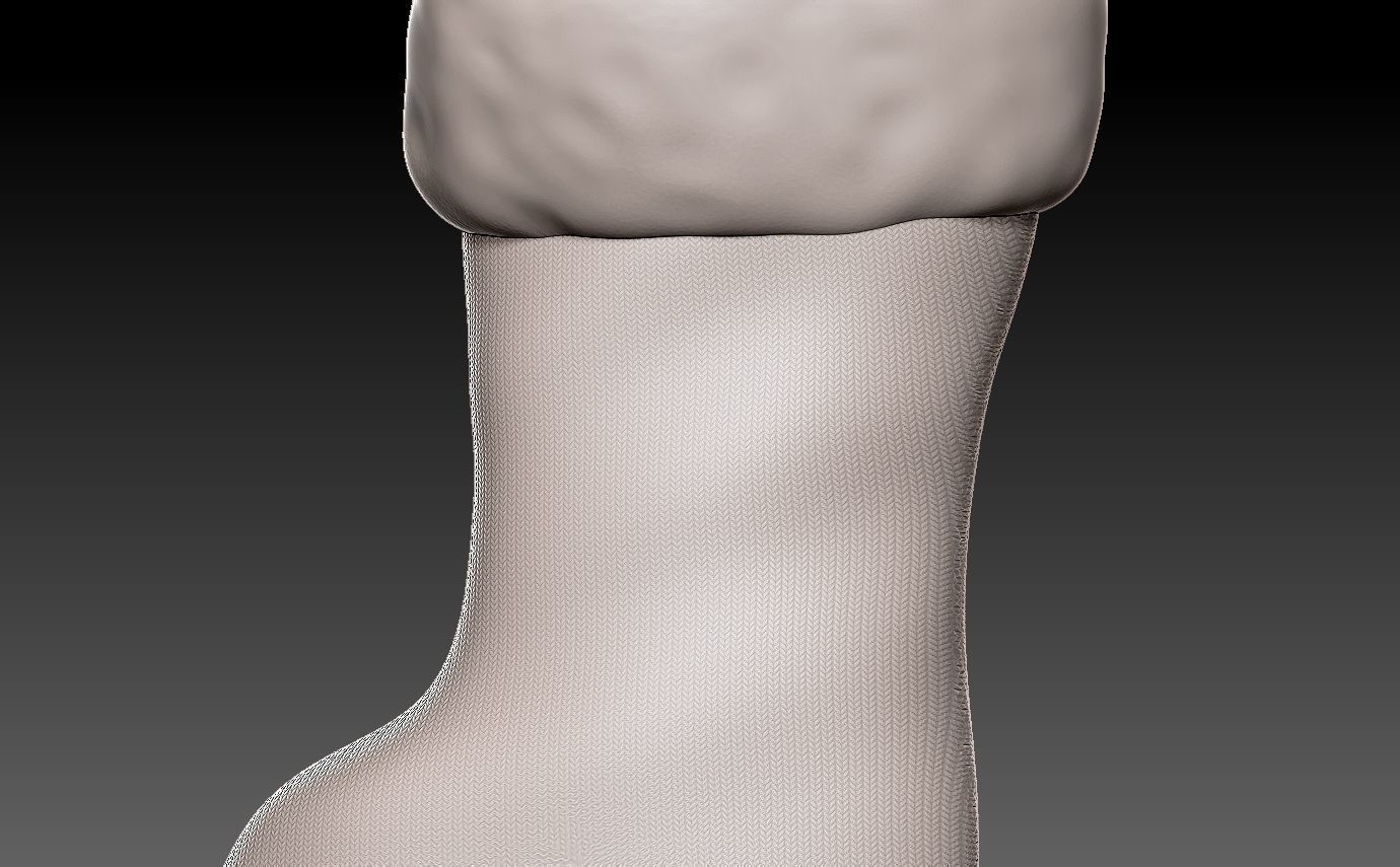 Pokemon eevee christmas stocking 3D print model_11