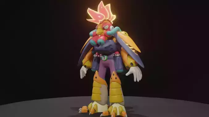 Burn Rooster 3D model
