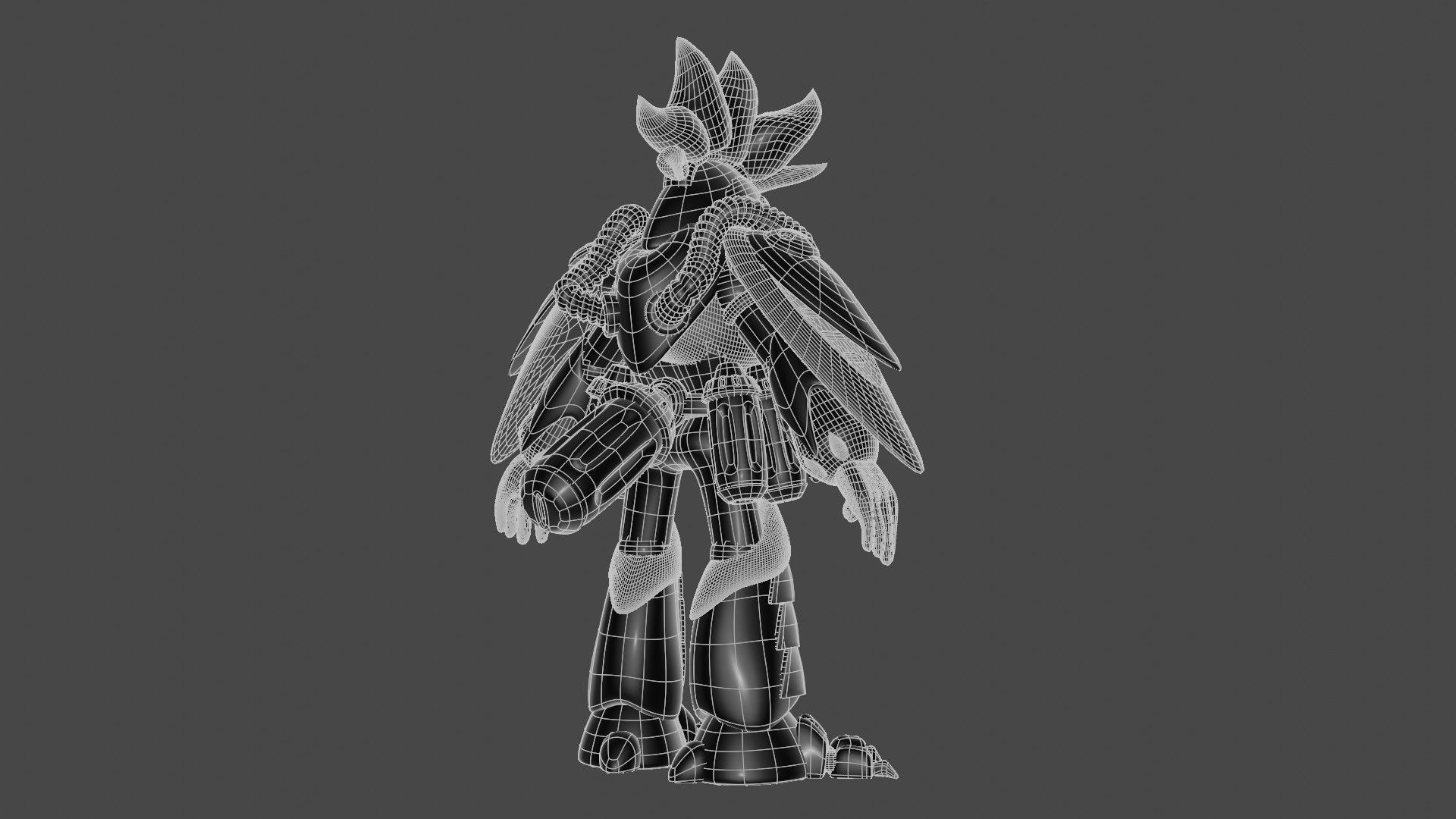 Burn Rooster 3D model_14