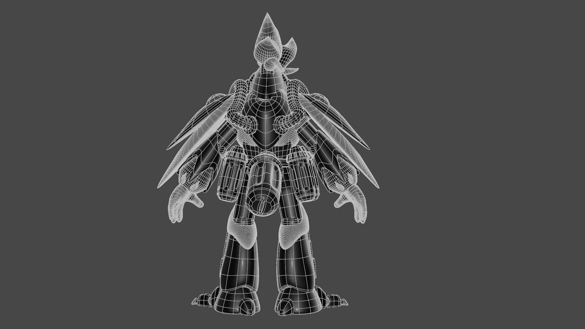 Burn Rooster 3D model_12