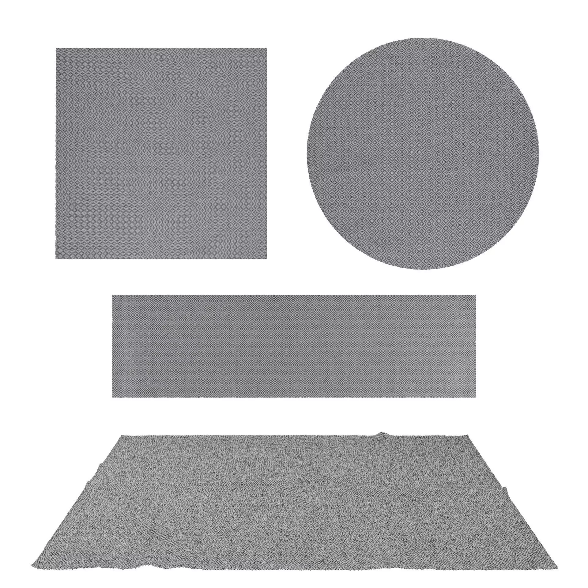 Rugs No 792 Low-poly 3D model_0