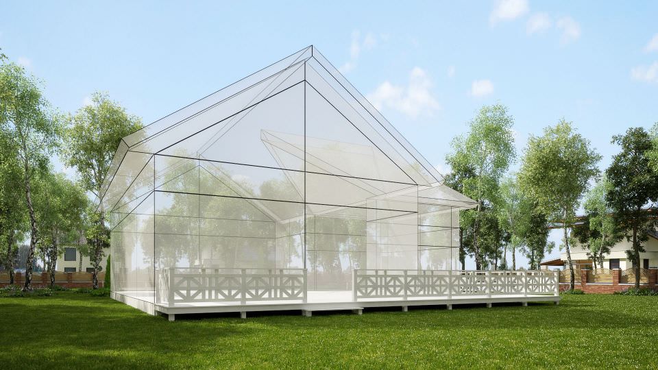 Exterior Primitive Building 3D model_3