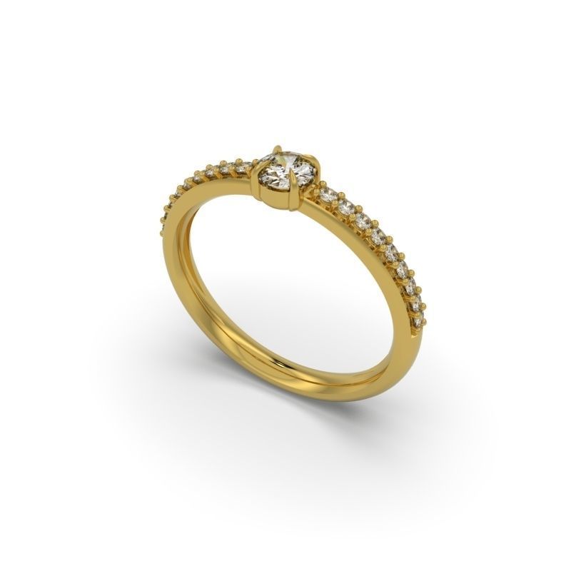 PACK OF 50 3D ENGAGEMENT RINGS 3D print model_55