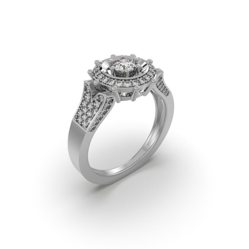 PACK OF 50 3D ENGAGEMENT RINGS 3D print model_12