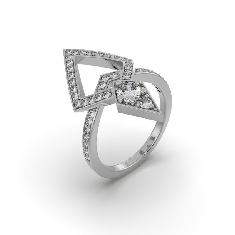 PACK OF 50 3D ENGAGEMENT RINGS 3D print model_81
