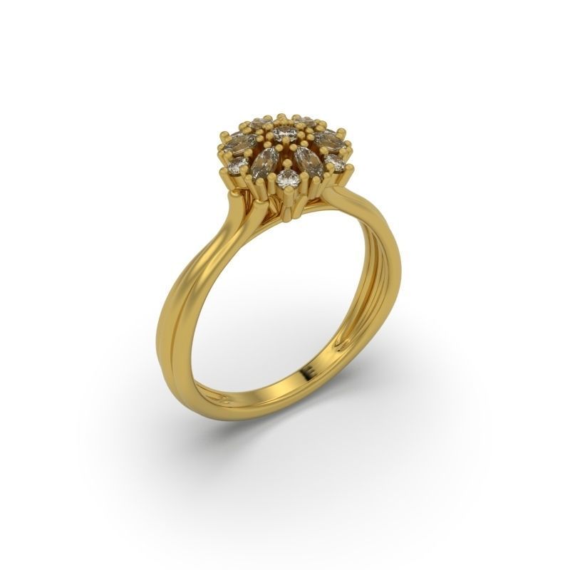 PACK OF 50 3D ENGAGEMENT RINGS 3D print model_49