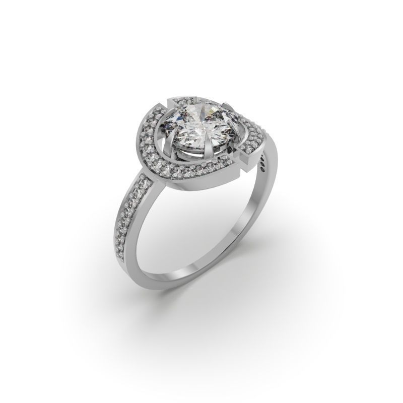 PACK OF 50 3D ENGAGEMENT RINGS 3D print model_14