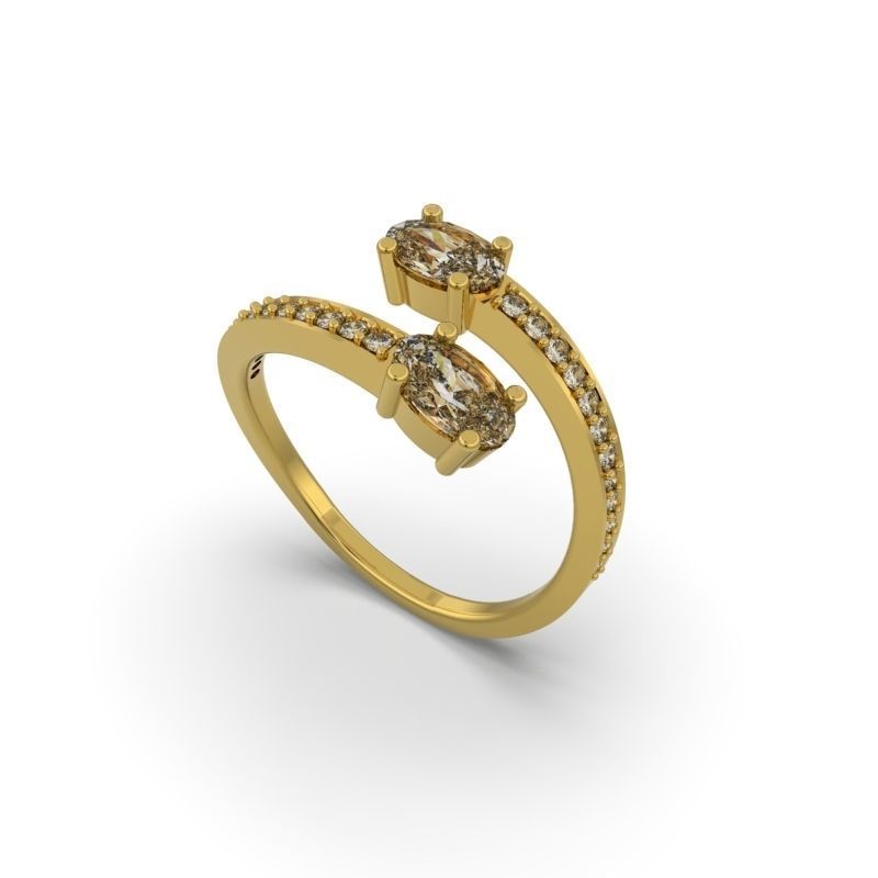 PACK OF 50 3D ENGAGEMENT RINGS 3D print model_86
