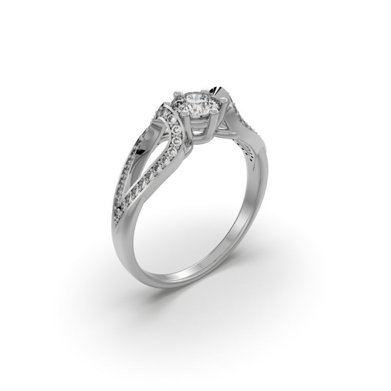 PACK OF 50 3D ENGAGEMENT RINGS 3D print model_41