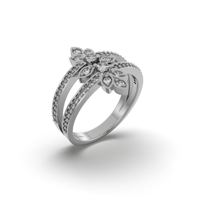 PACK OF 50 3D ENGAGEMENT RINGS 3D print model_83